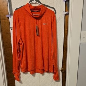 Nike Vibrant Orange Long Sleeve Top